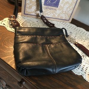 Brighton cross body bag .... Black  10 by 10  ...